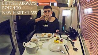 British Airways B747 FIRST CLASS Review slightly disappointed [upl. by Aivin]