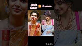 Krithi Shetty 🆚 sreeleela biography of heroinesnew which one do you like comment me 😍😍😍🎊🎊🎊❤❤❤❤ [upl. by Fabio237]