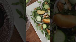 Arugula Plum Salad  The Perfect SpringSummer Recipe salad meals plum [upl. by Krell]