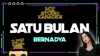 SATU BULAN BERNADYA ORIGINAL KEY NZ STUDIO KARAOKE [upl. by Faber849]