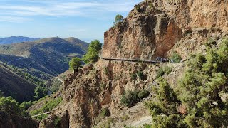 Paisajes de Película Ruta por la Acequia de Canillas de Aceituno buscando el Puente del Saltillo [upl. by Boyt]