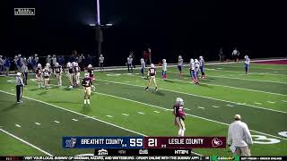 Friday Night Lights  Breathitt Co at Leslie Co [upl. by Shandie]