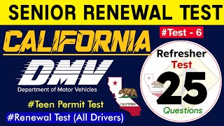 California DMV Written Test 2024  DMV Senior Written Test 2024 California  californiadmvtest [upl. by Snapp]