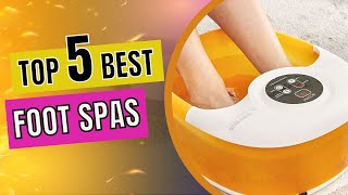 Best Foot Spa  Top 5 Reviews In 2024 [upl. by Melonie232]