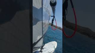 Windsurf Catapult  How to break your boards nose windsurfing catapult fail [upl. by Airitac16]