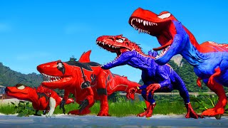 🔴all Velocicoaster Brawlasaurs amp Rex KONG Fallen CameramanSaurusJurassic world dominion dinosaur [upl. by Akram]