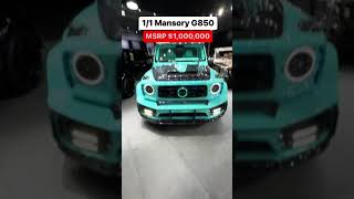 This 1 Million Mansory G850 Is INSANE shorts [upl. by Felecia]