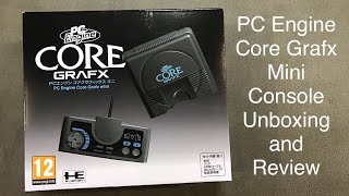 PC Engine Core GRAFX Mini Console Unboxing Gameplay and Review UK Turbografx16 [upl. by Austreng734]