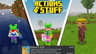 Texture pack action amp stuff minecraftpe 121‼️ link MediaFire🔥 [upl. by Ddal]