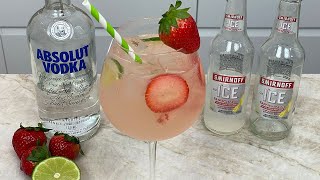 Strawberry Smirnoff Ice Cocktail [upl. by Cassady]