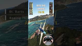 Pilot Attempts Dangerous Wing Strike 767 Landing at St Barts  Microsoft Flight Simulator 2020 [upl. by Anez]