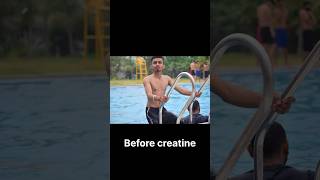 Before Creatine 😳 vs After Creatine 😱 shorts youtubeshorts ytshorts motivation viralshorts [upl. by Alaet]