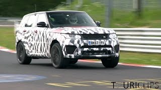 2015 Range Rover Sport RS spied testing on the Nürburgring [upl. by Heater]