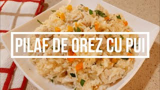 Pilaf de Orez cu Pui  Reteta Delicioasa de Pilaf de Orez cu Piept de Pui [upl. by Anoval]