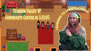 Stardew Valley Community Center Speedrun w atwentysomethingloser lichatton amp kelpsey  32105 [upl. by Schellens38]