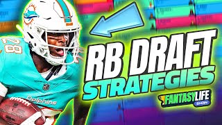 Fantasy Football Draft Strategies Running Back Focused Mock Drafts  Sleepers Breakouts and More [upl. by Niletac]