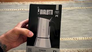 Bialetti  Venus Induction Stovetop Espresso  Coffee Maker [upl. by Annad487]