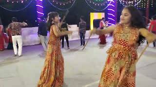 Priyanshi and prince garwa dandiya alok city 20241 [upl. by Zingale]