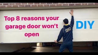 How to fix a garage door that won’t open or close [upl. by Birgit]