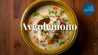 Avgolemono Greek Lemon Chicken Soup [upl. by Ytsirc31]