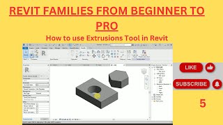 How to use Extrusions Tool in Revit [upl. by Eceinwahs]