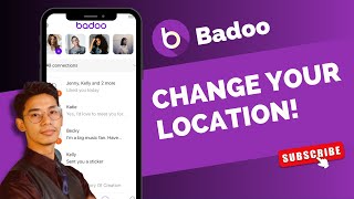 Badoo  How to Change Location [upl. by Raquel]