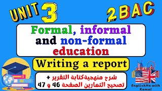 Writing a report 2 Bac كتابة تقرير [upl. by Sanford]