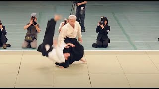 Excellent Aikido Demonstration Ueshiba Moriteru Doshu  植芝守央道主  合気道  HD [upl. by Eelarual]