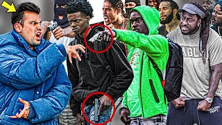 Throwing GANG SIGNS in Chicago Hood GONE WRONG MUST WATCH [upl. by Ajidahk]