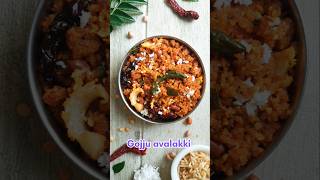 Traditional poha breakfast from karnataka  gojju avalakki shorts [upl. by Asim203]