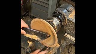 Woodturning a Bowl in a Minute 27 Birch Cored Bowl [upl. by Dore]