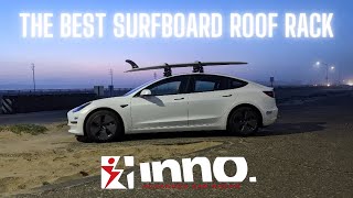 INNO Surfboard Roof Rack INA446 vs INA744 vs XA445  A Product Review [upl. by Martinson]