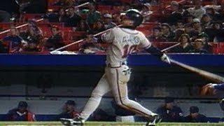 1996 WS Gm1 Andruw homers in his first two atbats [upl. by Gabie]