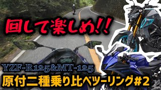 高回転が気持ちイイYAMAHAの原付二種スポーツバイク乗り比べ！中編 [upl. by Ateuqal]