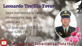 Exequias del señor Leonardo Trujillo Tovar [upl. by Nirhtak]