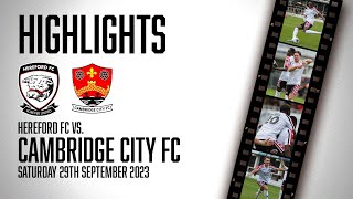 HIGHLIGHTS  Hereford 30 Cambridge City [upl. by Hakan]