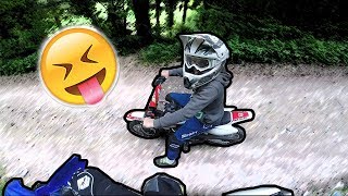 BALADE EN FORET AVEC MON NEVEU  250YZF 90BSE  Riizko [upl. by Fates774]