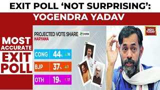 Haryana Exit Polls Political Activist Yogendra Yadav Says Exit Poll Results Not Surprising [upl. by Wall]