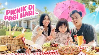 YUKACHAN PIKNIK DI HALAMAN RUMAH  vlog [upl. by Leena]