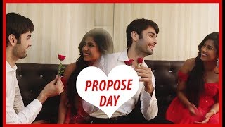 Varun Kapoor amp Swarda Thigales FUN Propose Day Celebrations  Valentines Week Special [upl. by Elicec]