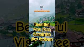 Top 30 beautiful visa free country for indians Angola Barbados Fiji GambiaGrenada Haiti  Iran [upl. by Vidovik]