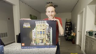 LEGO Modular Police Station 10278  Speed Build amp Review [upl. by Enoryt]