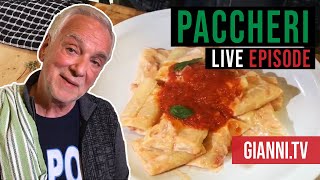 First live recipe Paccheri [upl. by Assertal]