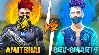 AmitBhai Vs Smarty  1v1 Clash Squad With Twist 🔥 [upl. by Pheni621]