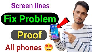 phone ki screen par white lines kaise hataye  mobile screen vertical lines green line kaise hataye [upl. by Ingrim]