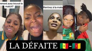 RÉACTION Des Camerounais après la défaite face au Sénégal 😂😭 [upl. by Gnoy594]