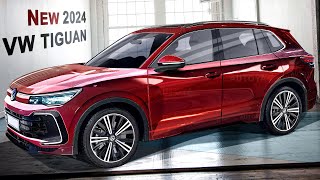 Redesigned VW Tiguan 2024  OFFICIALLY First Teasers amp Our New Renderings [upl. by Vanya]