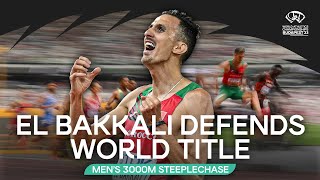 El Bakkali dominates the 3000m steeplechase  World Athletics Championships Budapest 23 [upl. by Mahan557]