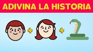 Descubre la historia bíblica con Emojis 😃🐍🎉 Preguntas de la Biblia para niños 👶🏼 [upl. by Yekcir]