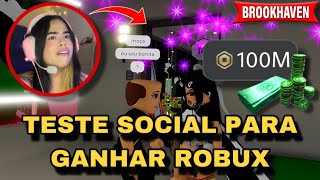 DOANDO ROBUX PARA OS MORADORES DE BROOKHAVEN [upl. by Eimmac]